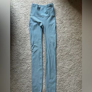 blue lululemon leggings